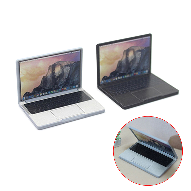 Laptop Accessories Computer - Милый миниатюрный ноутбук-симулятор 1:12, миниатюрные изделия