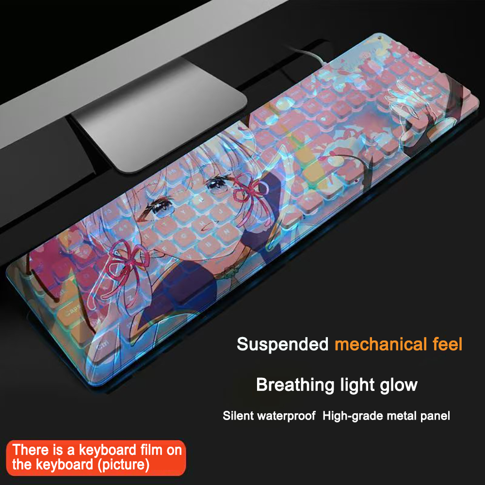 Laptop Accessories Computer - Игровая клавиатура на 104 клавиши Genshin