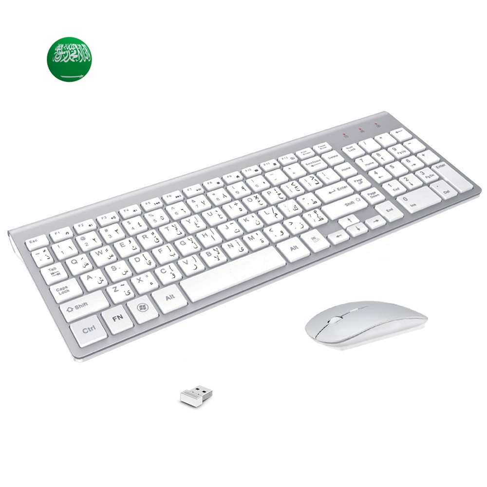 Laptop Accessories Combo - Тонкая беспроводная клавиатура и мышь в
