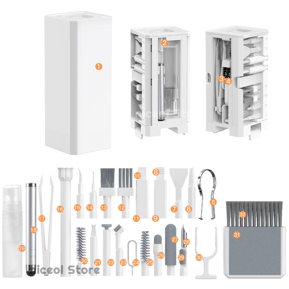Laptop Accessories Cleaning Kit - Универсальный набор для чистки клавиатуры, очиститель