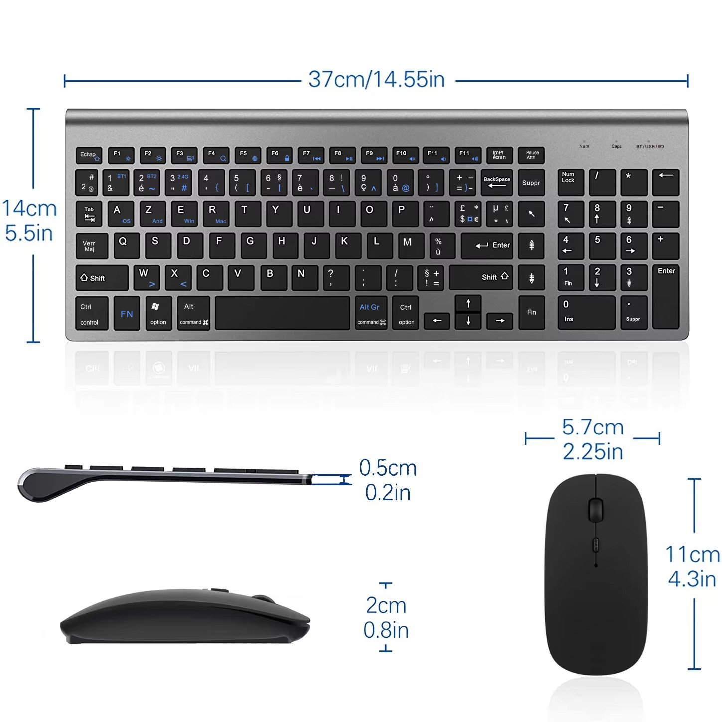 Ультратонкая двухрежимная клав – обзор и цена Laptop Accessories Combo