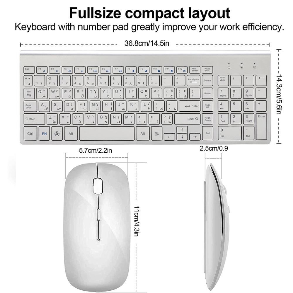 Тонкая беспроводная клавиатура – обзор и цена Laptop Accessories Combo