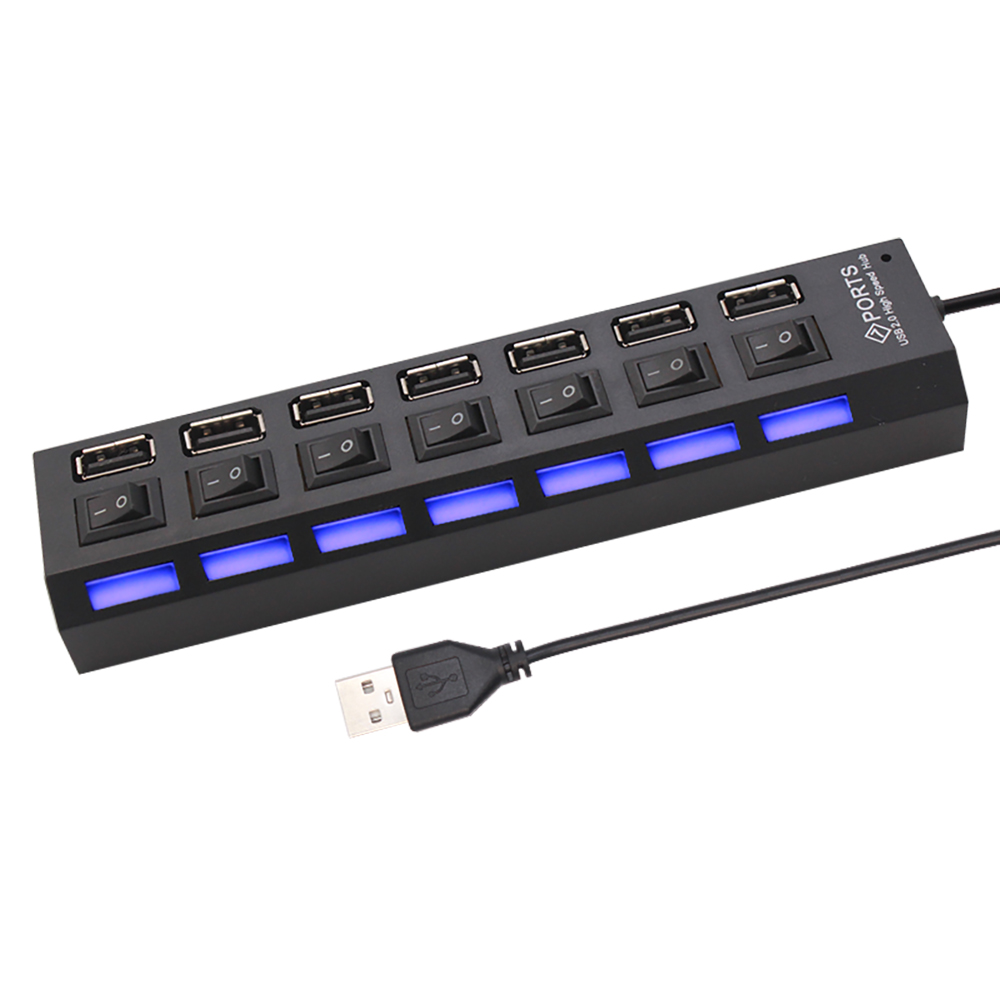7-портовый USB 2.0-хаб-разветв – обзор и цена Laptop Accessories And Parts